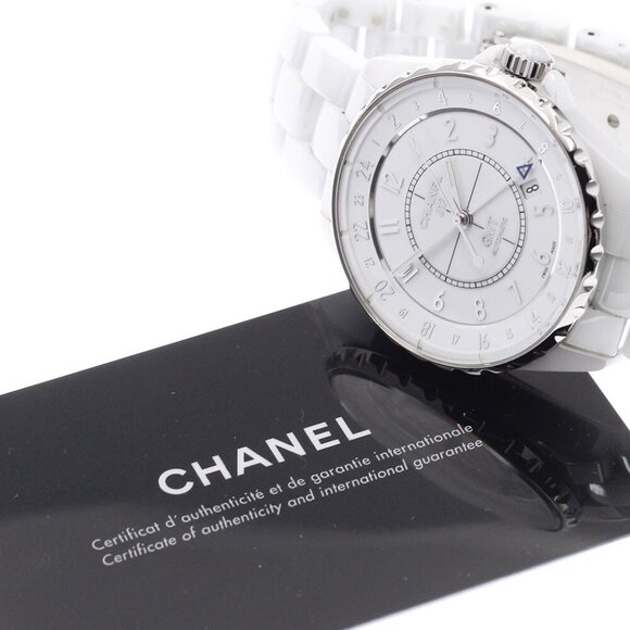 CHANEL J12 38mm H3103 GMT white Dial Automatic Men's Watch_881936 - Picture 1 of 7